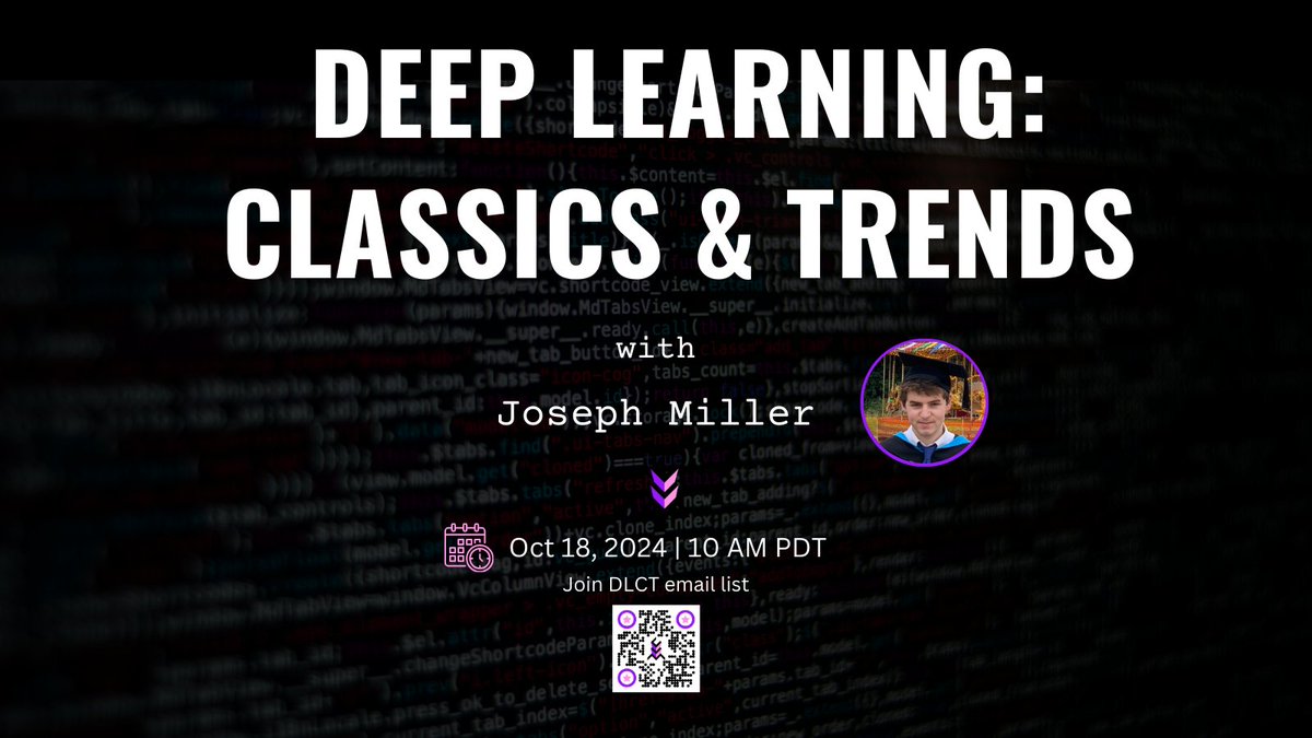 ml_collective's tweet photo. 🚨 Join us at 10 AM PDT, Oct 18 for a DLCT event with @JosephMiller_! He'll be discussing Circuit Discovery and Mechanistic Interpretability in LLMs – a deep dive into understanding how models reason at a circuit level. Don't miss it! #AI #ML #DLCT https://t.co/wP14vGfbKb