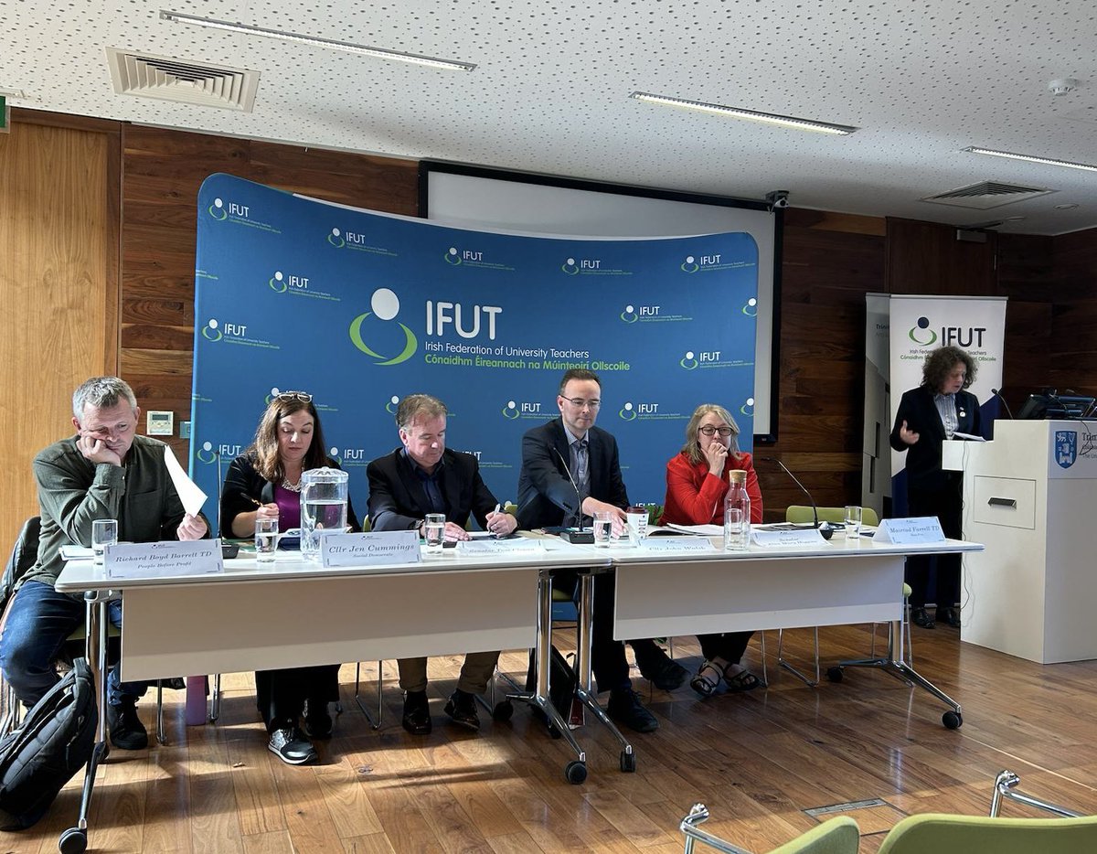 JenCumminsTD's tweet photo. I was delighted to sign the @ifut pledge and participate in yesterday’s event. Thank you IFUT and I am very happy to confirm the inclusion of your priorities in our manifesto. #IFUTPledge https://t.co/1shBNP9uor