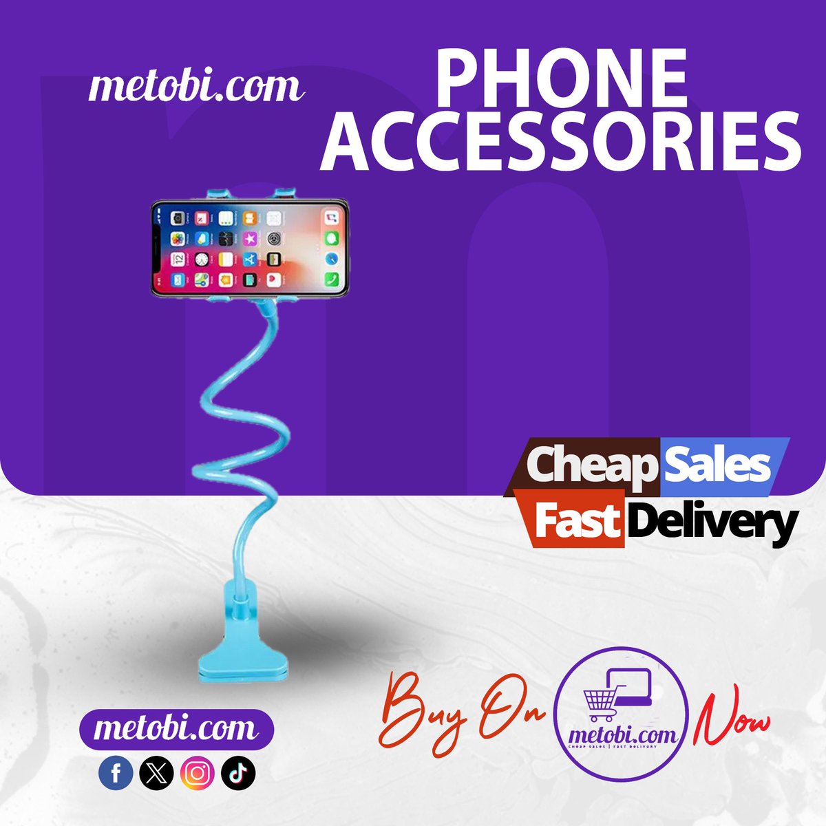 MetobiOfficial's tweet photo. UNIVERSAL MOBILE PHONE HOLDER FLEXIBLE LAZY HOLDER ADJUSTABLE CELL PHONE CLIP HOME BED DESKTOP MOUNT BRACKET SMARTPHONE STAND
₵35.76

https://t.co/TACgKthvZs https://t.co/mbCZVqiETx