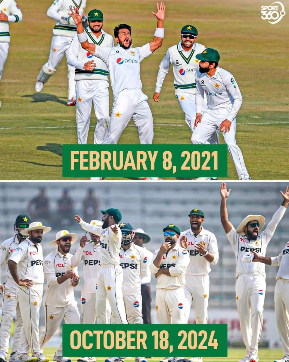 okz_samad's tweet photo. Pakistan have their long awaited Test victory on home soil 🇵🇰👌

End of a 𝟏𝟑𝟒𝟗 day drought 👏

#PAKvENG https://t.co/2k6rexuS3A