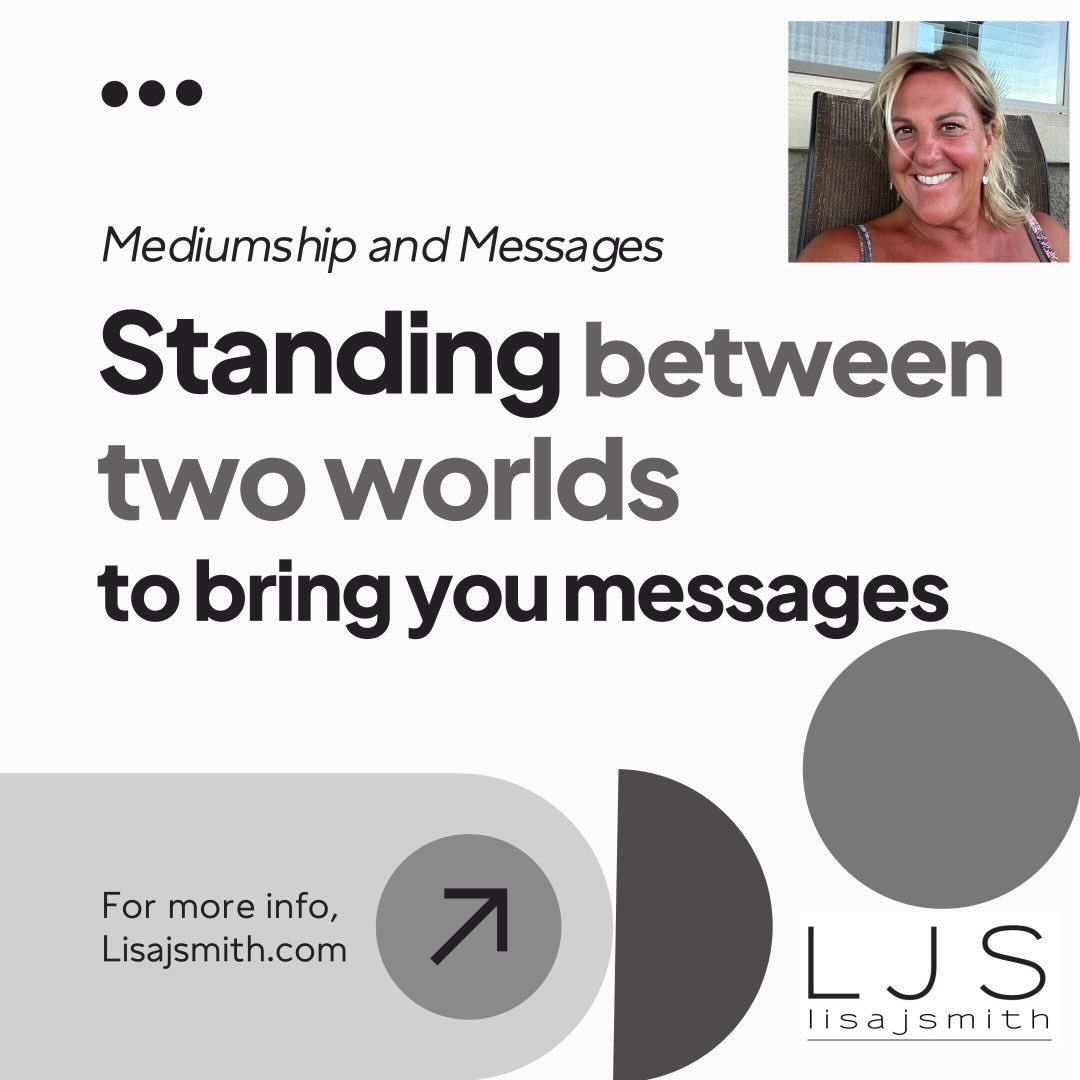 LisaJSmith's tweet image. lisajsmith.com 

#lisaj #mediumship #mediumshipreadings #messagesfromspirit #messagesfromheaven #healingmessages #messagesfromtheotherside #healingjourney