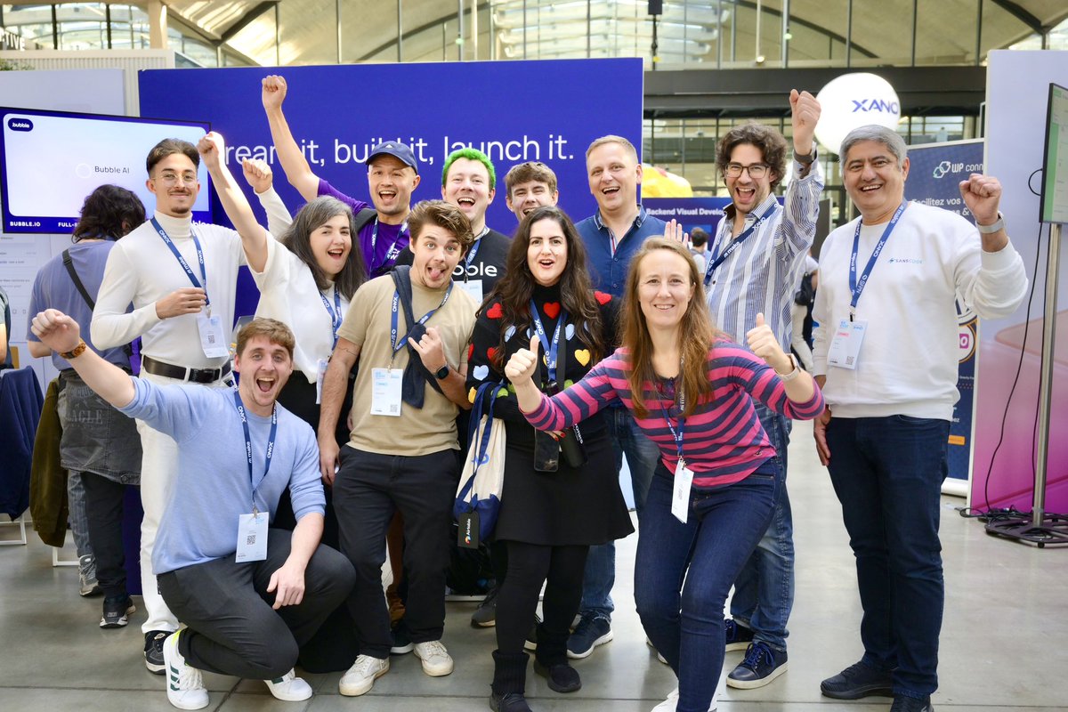 fede_bubble's tweet image. Thank you everyone for stopping by the @bubble booth at #NoCodeSummit and making our day epic!