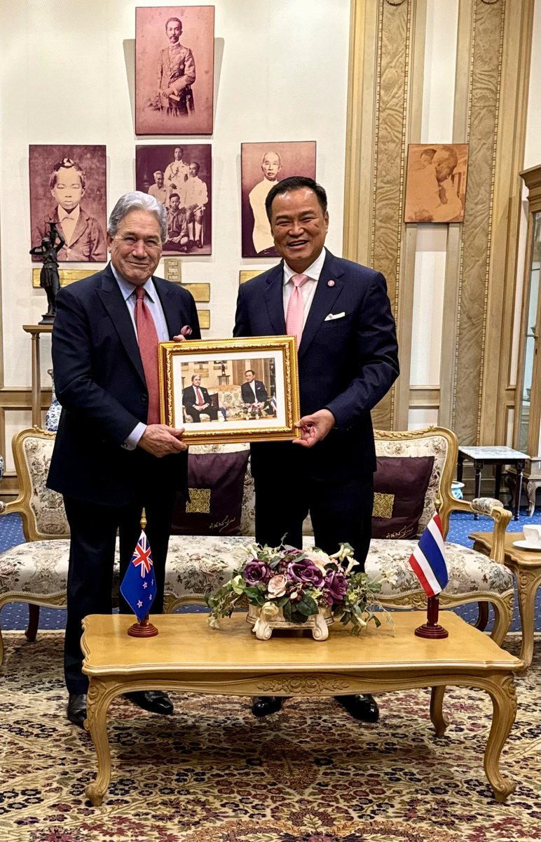 The Foreign Minister has kicked off his bilateral visit to Thailand, reconnecting with Deputy Prime Minister and Interior Minister Anutin Charnvirakul. The two Ministers discussed:

- the recent floods in Northern Thailand and the potential for increased collaboration on