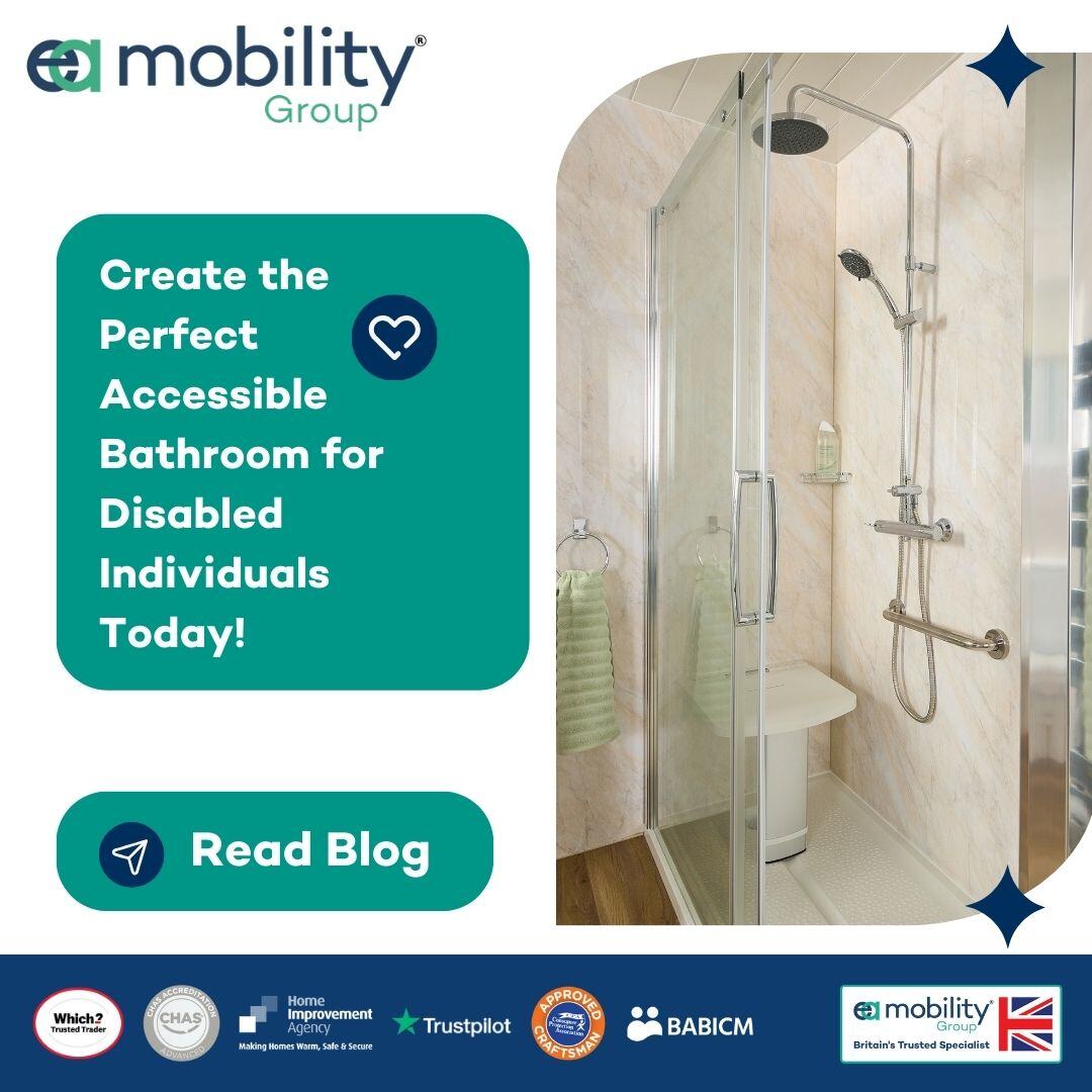 eamobility's tweet image. Create the perfect accessible bathroom tailored to your mobility needs! Discover expert tips and solutions for designing a safe, functional, and stylish bathroom space.
Read the full blog here: eu1.hubs.ly/H0c-Myg0
#AccessibleLiving #InclusiveDesign #DisabilitySupport