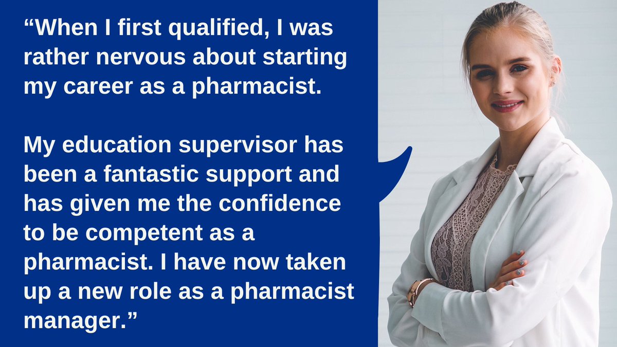 Are you looking for a structured professional development programme and support during the early stages of your career as a pharmacist?

Our Newly qualified pharmacist programme can help. Applications close on 28 October. bit.ly/3QHMoqS