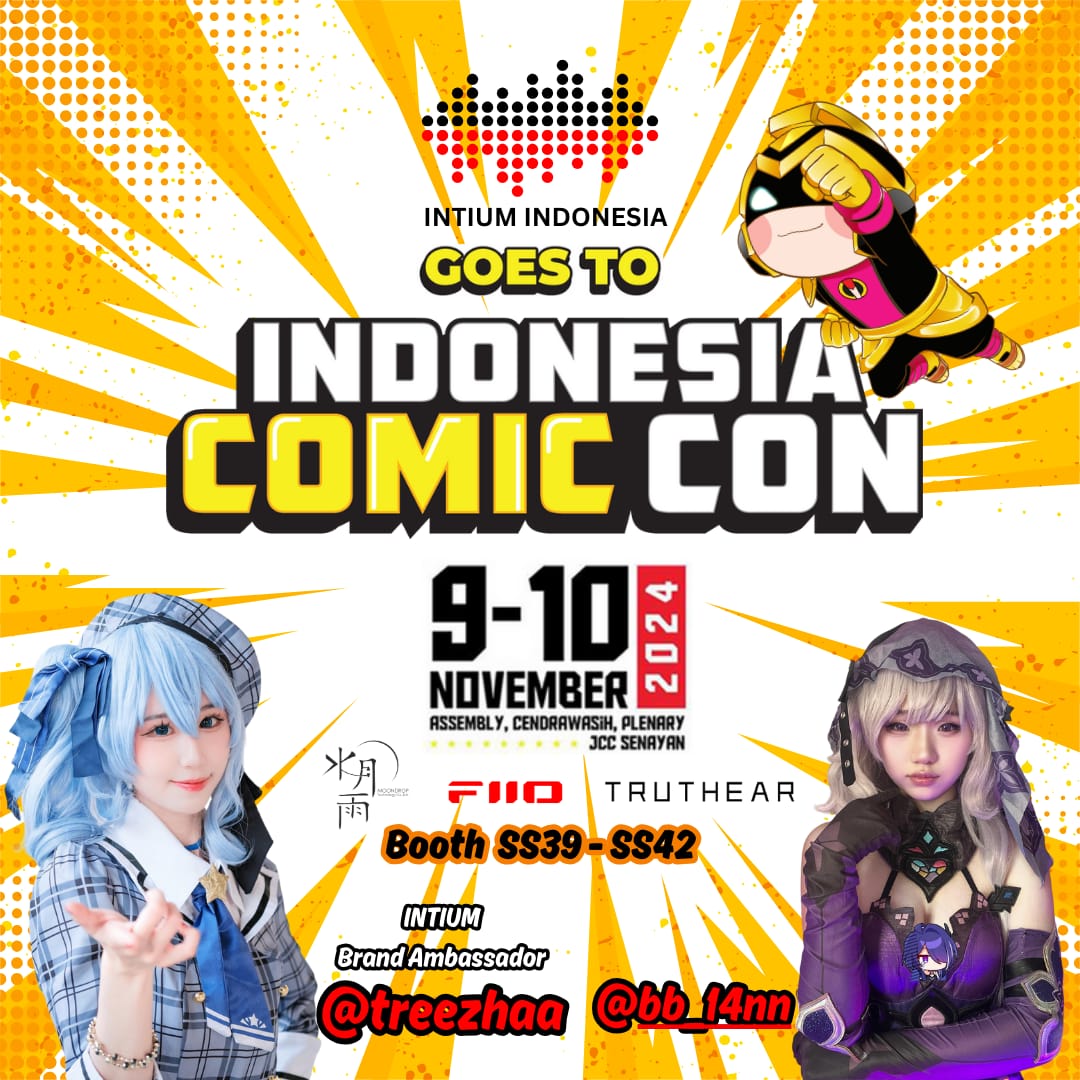 FIIO_official's tweet image. 🚨 Exciting Announcement! 🚨

Join us at the INDONESIA COMIC CON on Nov 9-10, 2024! Our partner INTIUM will showcase a range of FIIO products. 
Don’t miss the chance to listen and experience our audio gear! 🎧

 #FIIO #IndonesiaComicCon #AudioExperience