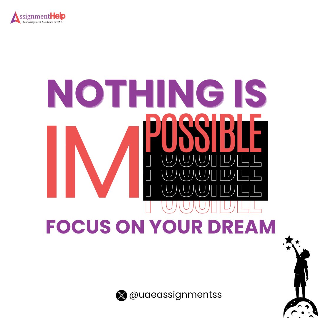 UAEAssignmentss's tweet image. Keep your eyes on your goals and never forget that you have what it takes to succeed. Continue moving forward, because your dreams are worth it!

📩: support@assignmenthelp.ae
.
.
#quotesdaily #quotes #MotivationalQuote #Motivation #inspirational #student #Assignments