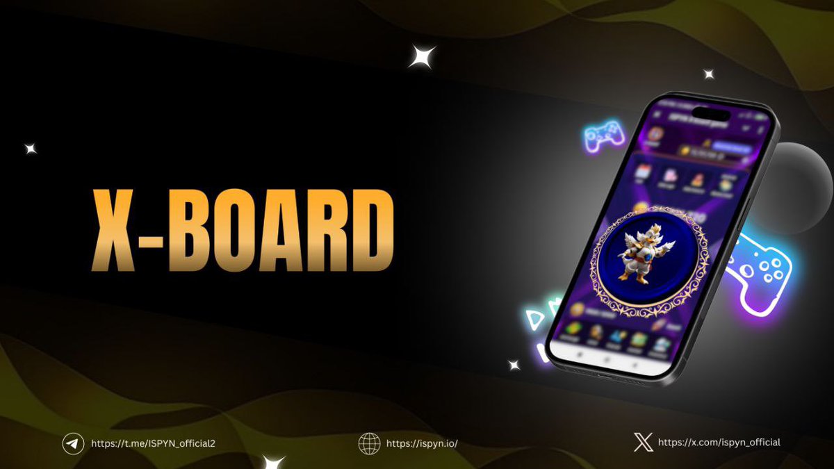 ❤️ X-Board is a bot game issued by $ ispyn token as an airdrop bot to take 60% airdrop tokenomy from the total supply of $ ispyn 
6 Billion $ISPYN tokens will be included in the X-board as a free Airdrop through various features and TGE which will be regulated in the next