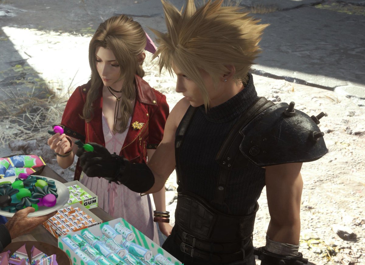 Kaymomohime11's tweet photo. Cloud and Aerith have a beautiful, comfortable closeness in their relationship that is heart-warming and captivating. Rebirth rekindled our love for them and lifted our spirits. Never give up hope; there's still time. Let's look to a better future. #Clerith #clerithday https://t.co/06NiDY8laP