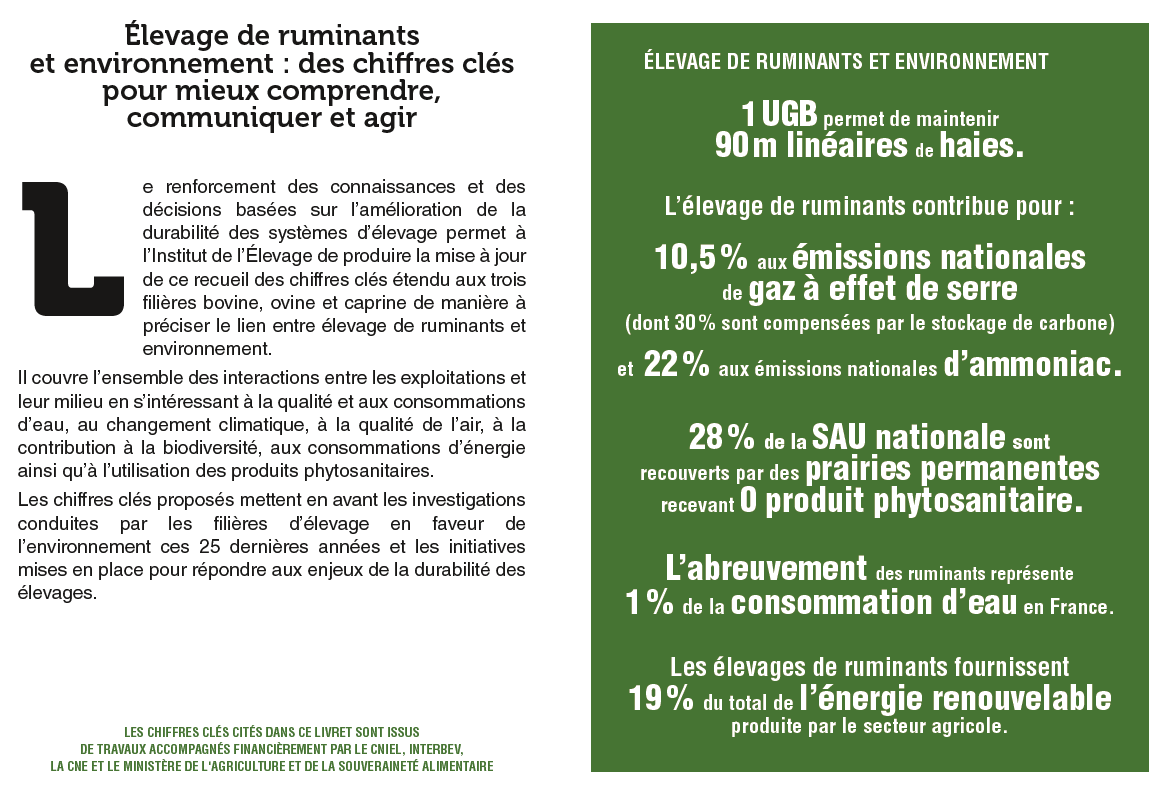 🚨 Les chiffres clés "Élevage de ruminants &amp; Environnement" viennent d'être mis à jour ! 🐑🐂🐐🐄

Screen 📸 ta page préférée et RT 🔄

Source <a href="/InstitutElevage/">Institut de l'élevage - Idele</a> ➡️ shorturl.at/H6Wdk