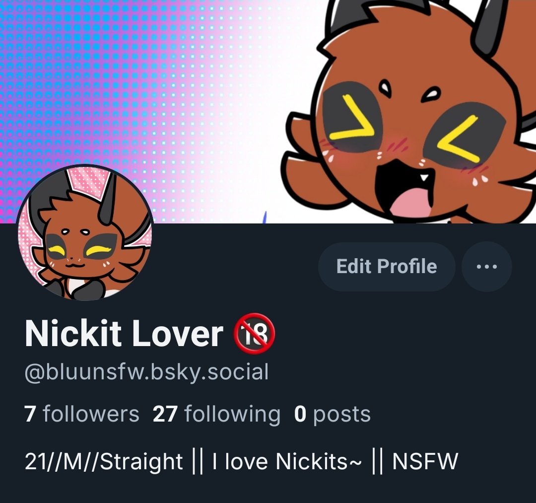 Decided to make it official that I'll start posting there instead of here now
See you there! With more nickits in the world uwu