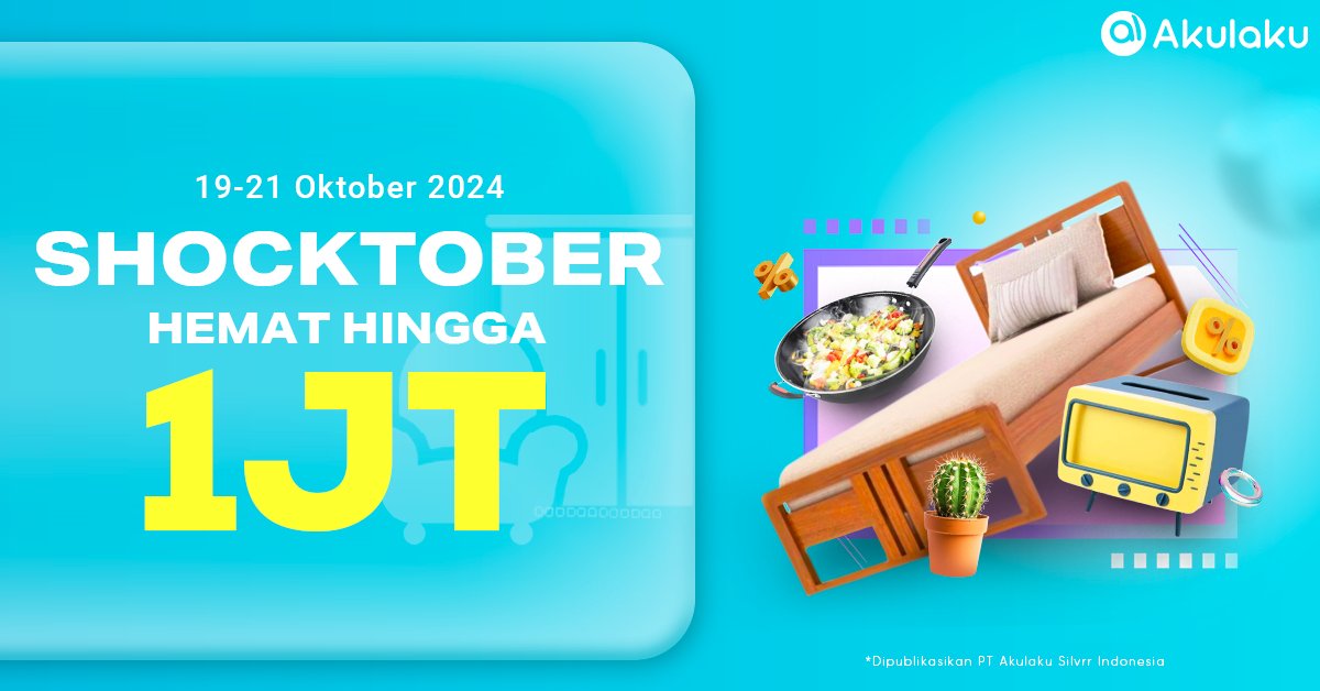 akulakuID's tweet photo. Yakin mau lewatin promo kali ini🤑
Bawa pulang produk Home Living berkualitas bisa HEMAT HINGGA 1JT🛍🛒
Beli sekarang juga👉 https://t.co/TrTZCyNsFu
#AkulakuIndonesia #BelanjaOnline #PromoHomeLiving #InfoPromo https://t.co/8r6YMgik38