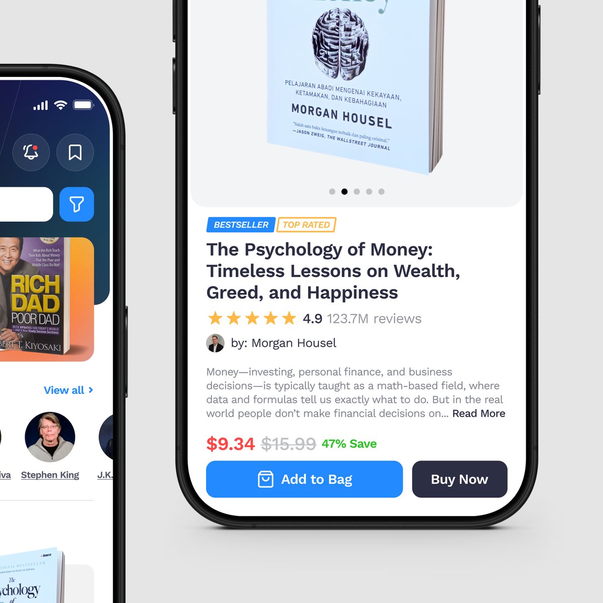 designerzafor's tweet photo. Book Selling Mobile App UI Design. https://t.co/RqTv0KXu9o