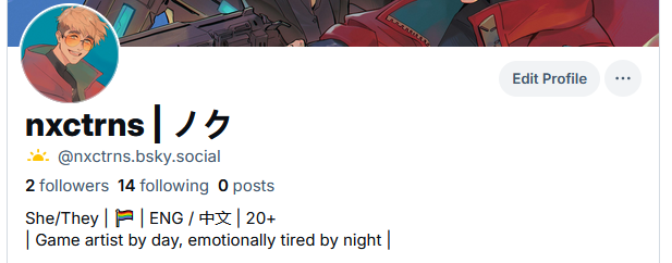 nxctrns's tweet image. 🤭 Been busy, but not busy enough to start over.