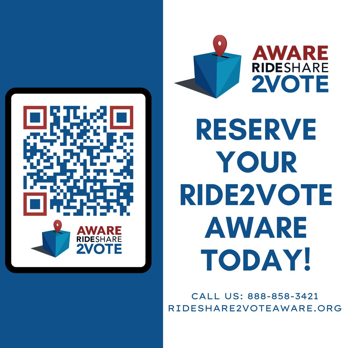 Rideshare2voteA's tweet photo. With a Ride2VoteAware  we are making it easier for you to cast your vote. Have a friend who needs a ride? Share this with them, together we can increase voter turnout. ✅Our moment is now!✅
https://t.co/KMw5bIHbfG 
#Vote #trending #Vote2024 #Elections #Rideshare2VoteAware https://t.co/rhuqlampUl