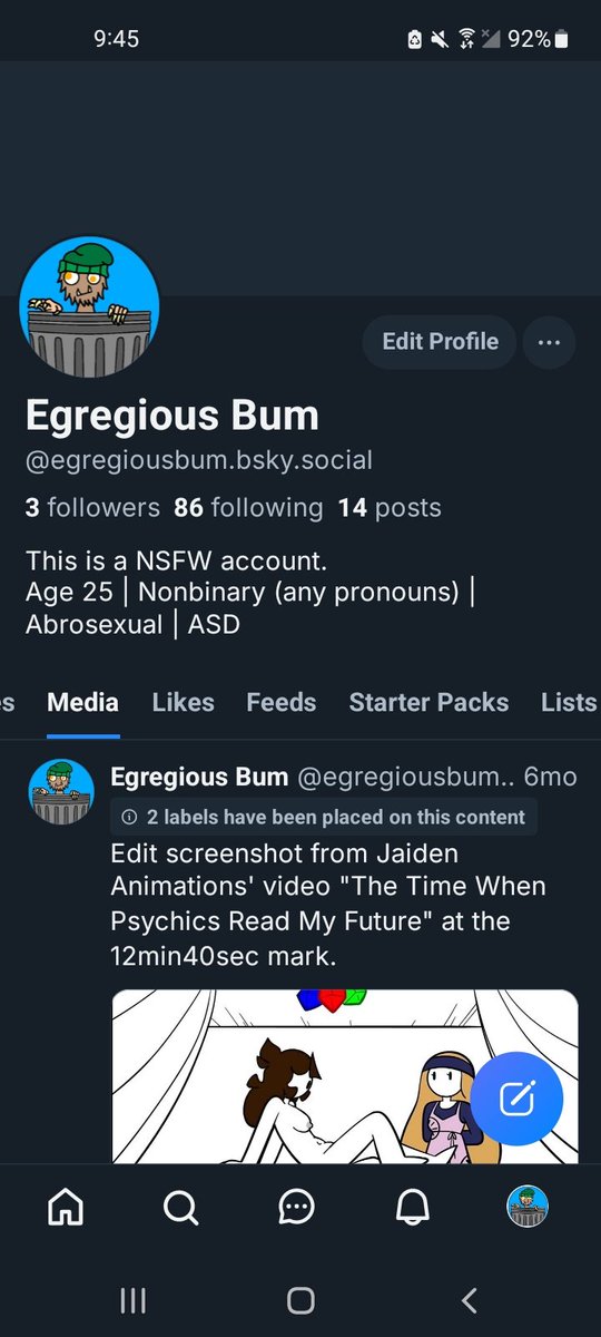 EgregiousBum tweet media