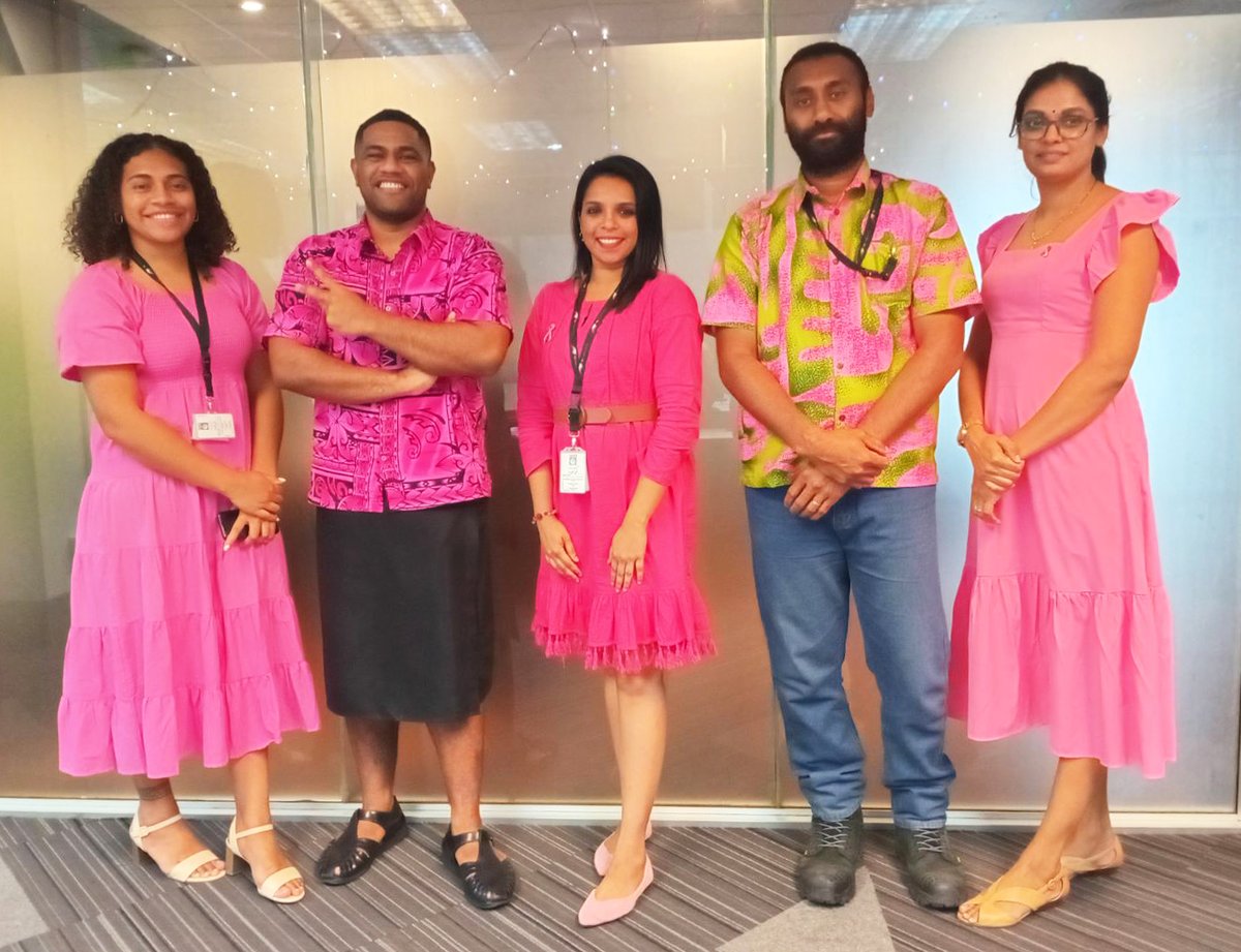 FijiRoads's tweet photo. 𝐀 𝐏𝐢𝐧𝐤 𝐑𝐢𝐛𝐛𝐨𝐧 𝐟𝐨𝐫 𝐚 𝐇𝐞𝐚𝐥𝐭𝐡𝐢𝐞𝐫 𝐅𝐢𝐣𝐢
Let's unite in the fight against cancer. Early detection is the key, so encourage your loved ones to prioritize their health and get regular check-ups.
#BreastCancerAwareness #TeamFRA #Pinktober https://t.co/KceFLugJPl