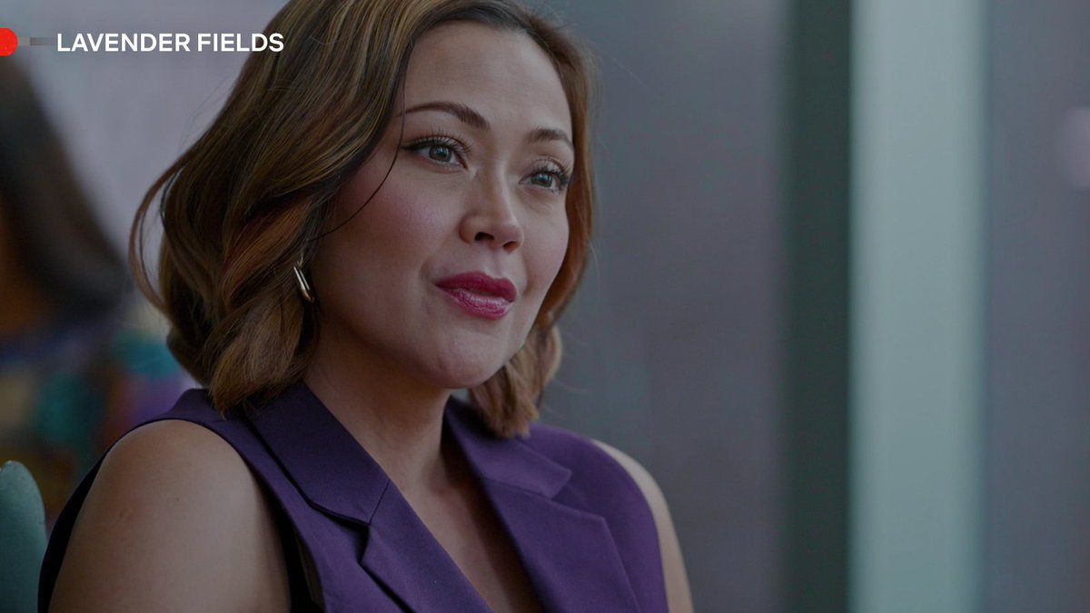 Netflix_PH's tweet photo. Living up to her name 🔮 It truly IS her color 😌  

#LavenderFields #JodiStaMaria #Netflix https://t.co/ik0tkjxbA9