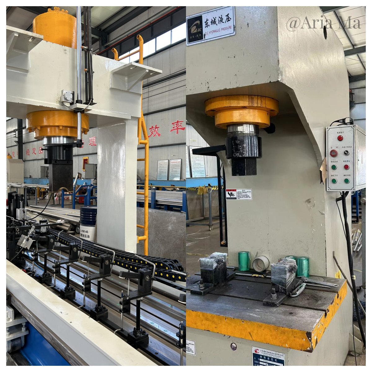 aria_ma77's tweet image. The difference between the old and new titanium bar straighteners is huge! The upgraded machine is way more efficient, saves time, and the product quality is even better for our customers! #TitaniumBars #EquipmentUpgrade #EfficiencyBoost #QualityAssurance