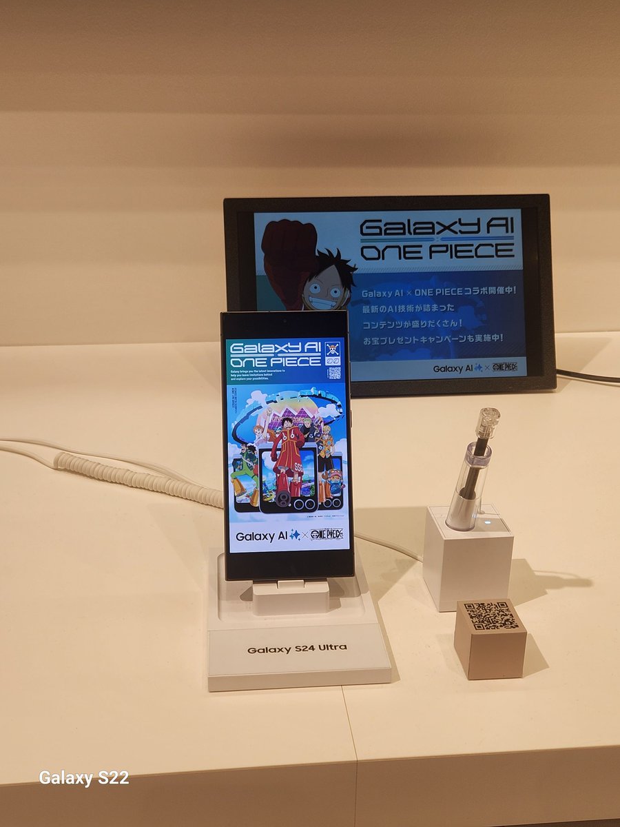 yg08023512's tweet photo. #GalaxyStudioOsaka #GalaxyAl #GalaxyZFold6 #GalaxyZFlip6 #GalaxyS24 #ONEPIECE 
난바 마루이에 있는 삼성 매장 구경~S24울트라 화질 좋네요! https://t.co/c9sdStL6IA