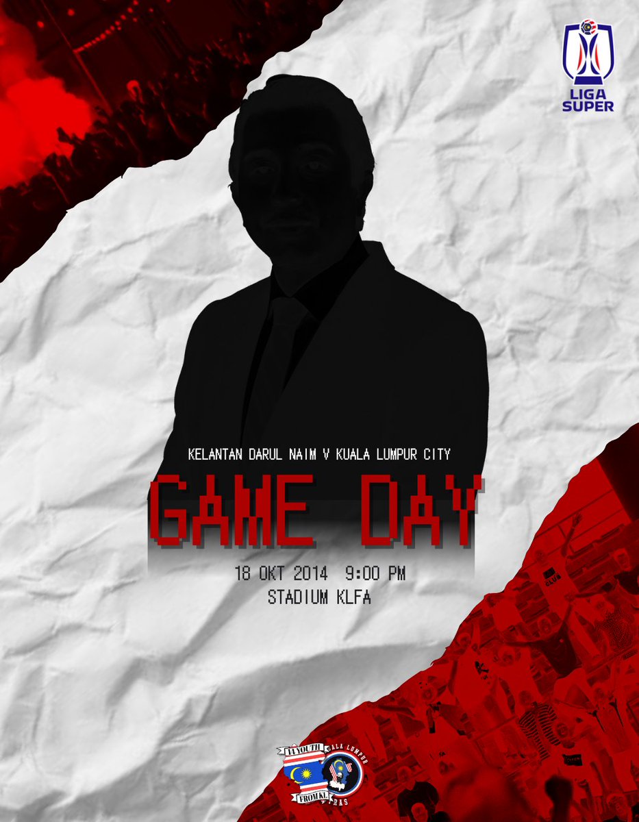 HARI PERLAWANAN !!

LS13
Lawan KDN United
9 Malam | Std Cheras (Away)

#VamosKL
#SampaiMatiKualaLumpur
#DarahMaruah
#PureCitySoul
#KLDroogs