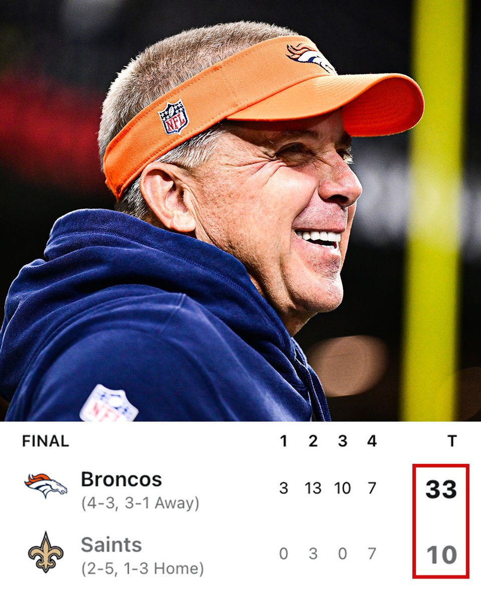 THE BRONCOS BLOW OUT THE SAINTS IN SEAN PAYTON'S RETURN TO NEW ORLEANS 👀
