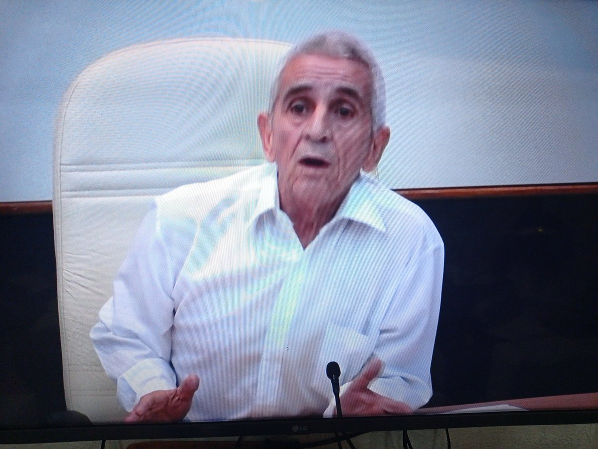 La situación es muy dura, no estamos con los brazos caídos, vamos a salir de esto junto al pueblo. Así decía Alfredo en la transmisión especial. #CubaViveYVence