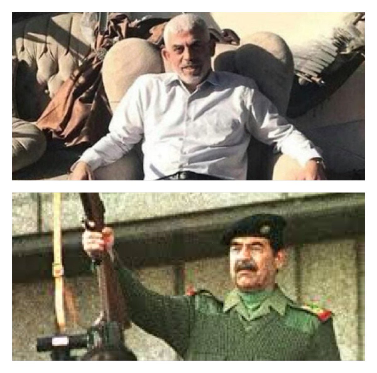 طريقة تمجيد يحيى السنوار المشحونة بالعواطف تذكرني باحتفاء الاخوة العرب بشجاعة و بطولة صدام حسين و لم يذكر احدهم ملايين العراقيين الذين نزفوا دماً و دمعاً تحت حكمه