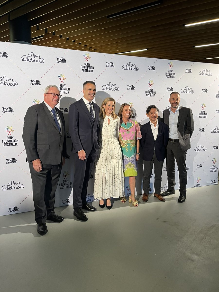 Fantastic to join Sony Foundation’s inaugural ‘Adelaide4Ward’ today - which is part of its National ‘4Ward’ event series - to raise funds for young Australians living with cancer.