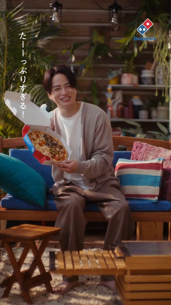 World Domino's バナー　菊池風磨 風磨】ドミノ・ピザキャンペーン | 菊池風磨．com