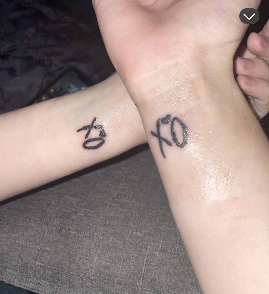 alexiavandm's tweet photo. So ready for the concert next week 🥹🥹

Lil flashback for when we got our tattoos @ceannehart 🖤🖤🖤🖤🖤🖤🖤🖤🖤

@theweeknd https://t.co/YQh75crVHr