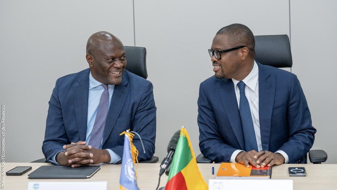 Constructive discussions with <a href="/WadagniRomuald/">Romuald Wadagni</a> &amp; his economic team and other government officials in #Cotonou ; We reached today a staff-level agreement with #Benin on policies that could underpin the completion by our Board of reviews of the country’s <a href="/IMFNews/">IMF</a>-supported programs.