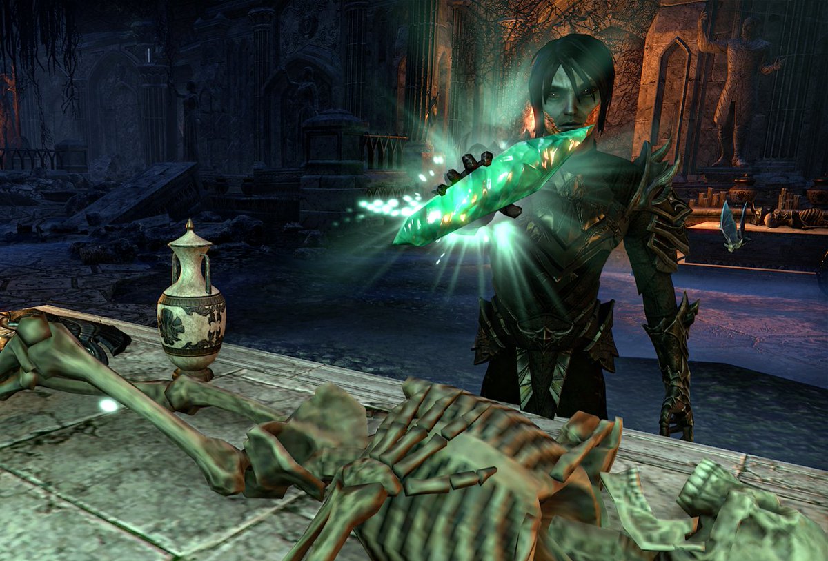 Savage_Nirnroot's tweet photo. Ghosty - "Oh, bestie, so vague... so brooding... so mysterious... always in your "bad spirit" era. I'll float on for now."

Azafar - *sighs* "Finally..."

TESO October - Necromancer 🧟‍♂️

#ESO @TESOnline @ElderScrolls #TESOctober #Necromancer #Ghosty #Azafar #NecroVamp #Dunmer https://t.co/w88IGrTc76