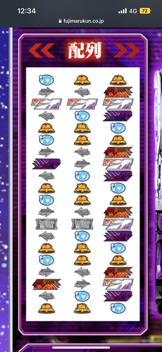 鬼太郎も似たような感じだけど藤商事のカバネリ系のリール配列、ベル2連があるせいで出目がキモいのどうにかなんないのかな