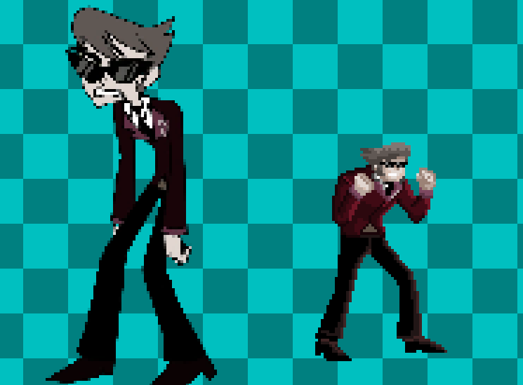 KaiserCola's tweet photo. Still a WIP, but does he look a little better now? I know the early ver kinda made him look a bit too beefy lol
#HelluvaBoss #AgentOne #HelluvaBossAgentOne https://t.co/GPsxOeQBtE