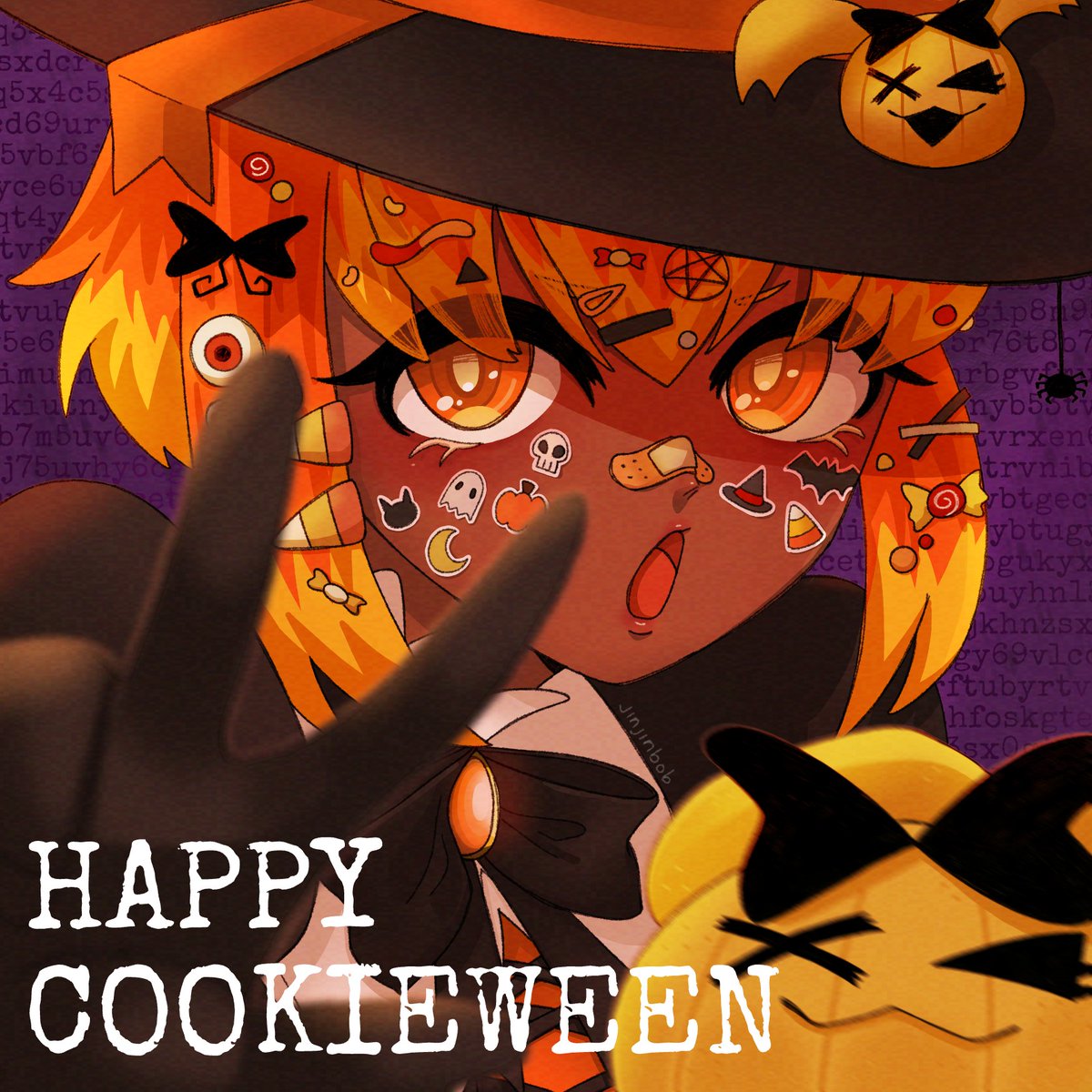 #HappyCookieween featuring witch Pumpkin Pie Cookie! 🎃🥧🍪
