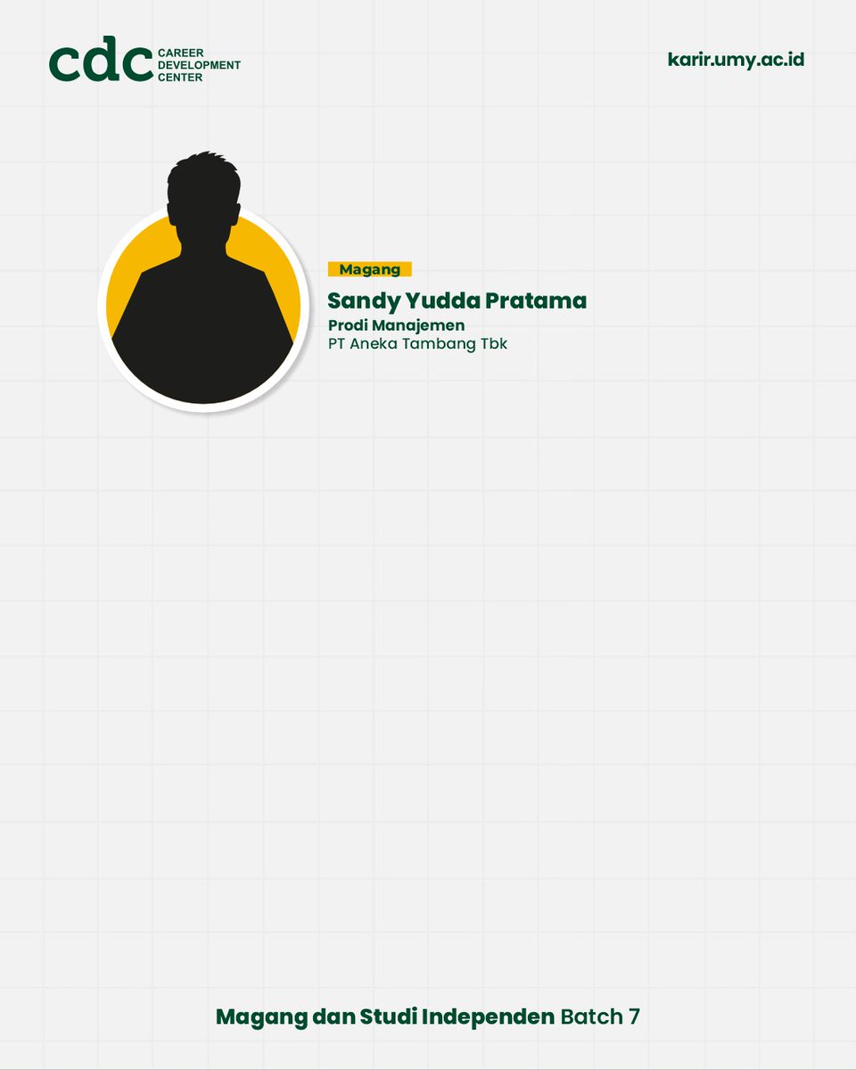 [READY TO BE PART OF MSIB BATCH 7 TAHUN 2024 UMY] 

Selamat atas terpilihnya sebagai mahasiswa Program MSIB Merdeka Belajar Kampus Merdeka Batch 7 Tahun 2024.

#umyogya #umy #lpkaumy #cdcumy #mudamendunia #unggulislami