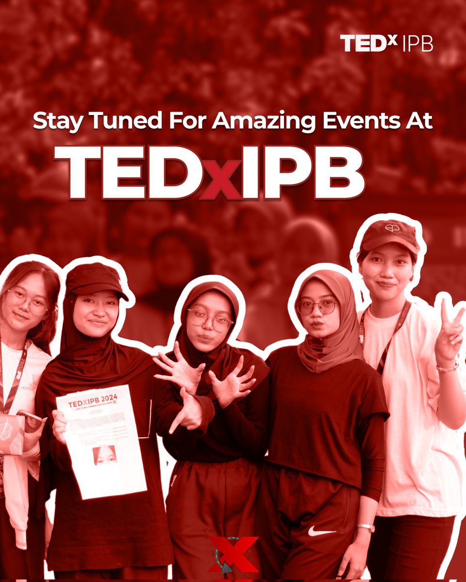 tedxipb's tweet photo. Thanks to everyone who joined us! 🤗

Don't miss the main event on November 10th. 
Stay tuned for updates! 🙀💥

#SocialEnvirontment
#InspireAction 
#UrTurn 
#TEDxIPB2024 https://t.co/6mkkXcreZp