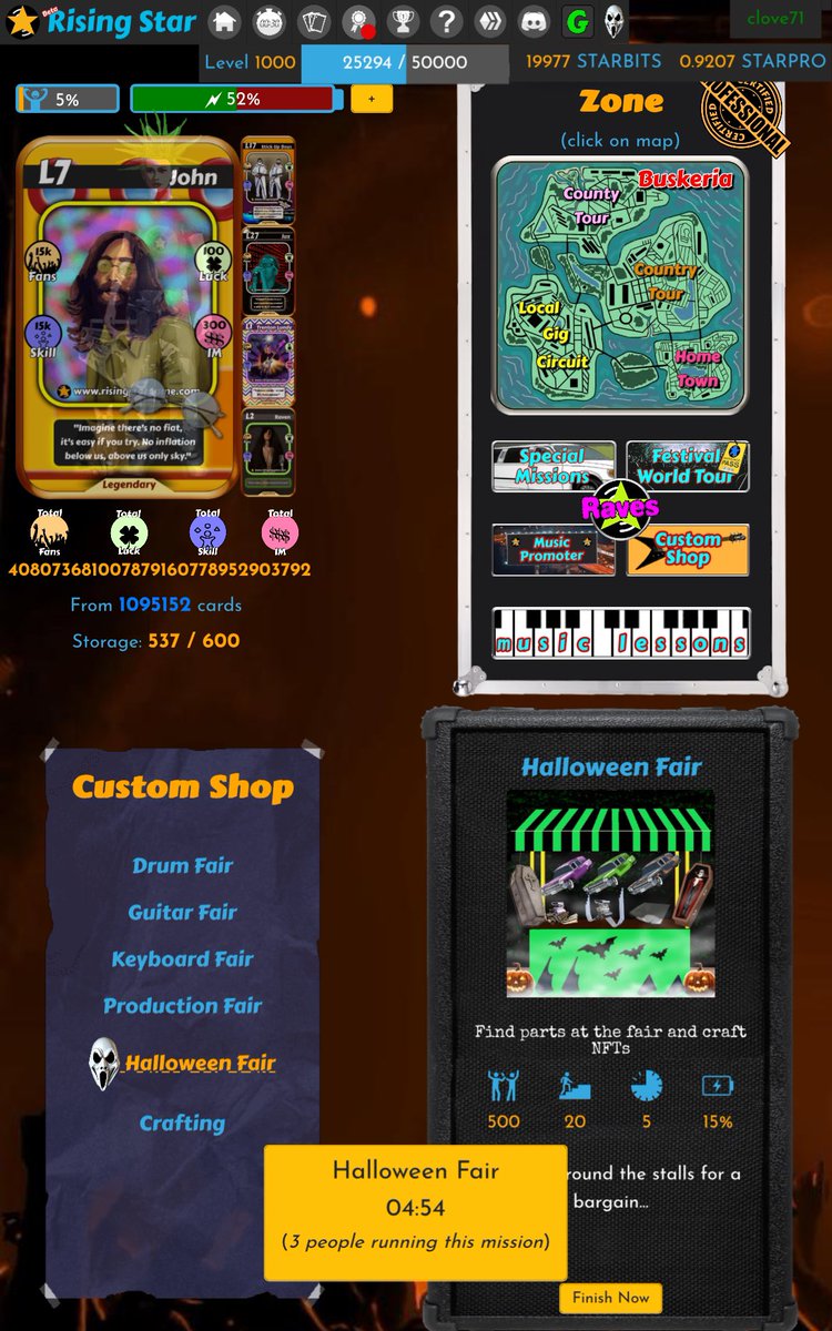 Clove71RVA's tweet photo. 2 Million Starbits Giveaway! Rising Star Game Level 1K Reached! Drop your IGN below! #risingstargame #giveaway #CryptoGaming #BlockchainGaming #hive #hiveblockchain #hivegaming #cryptogiveaway #nft #NFTGames #NFTGaming #starbits #starpro #music #Halloween https://t.co/z4h5oUOiia