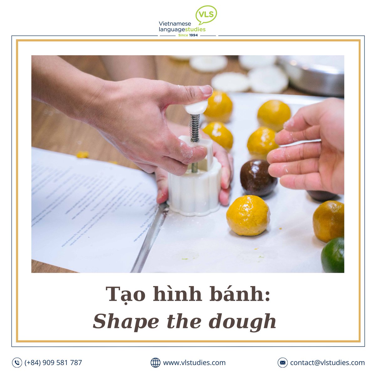 VLStudies's tweet photo. 🧑‍🍳 Boost your Vietnamese Vocabulary with the topic: Baking
At VLS, we're committed to providing a comprehensive learning experience that goes beyond language. Check out our free trial lesson: https://t.co/pUpurEREsP
#vietnamesevocabulary #learnvietnameseonline #vietnameseforexpat https://t.co/OR8hUp35z0