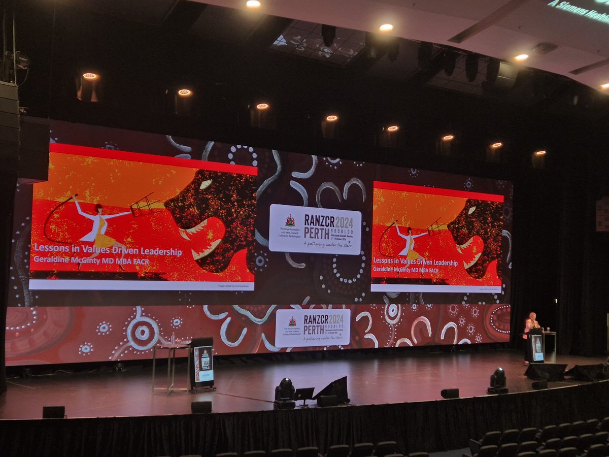 Thought provoking talk by @DrGMcGinty on Values driven leadership in progressing our specialty.

<a href="/RANZCRcollege/">RANZCR</a> <a href="/RSNA/">RSNA</a> <a href="/RadiologyACR/">American College of Radiology</a>