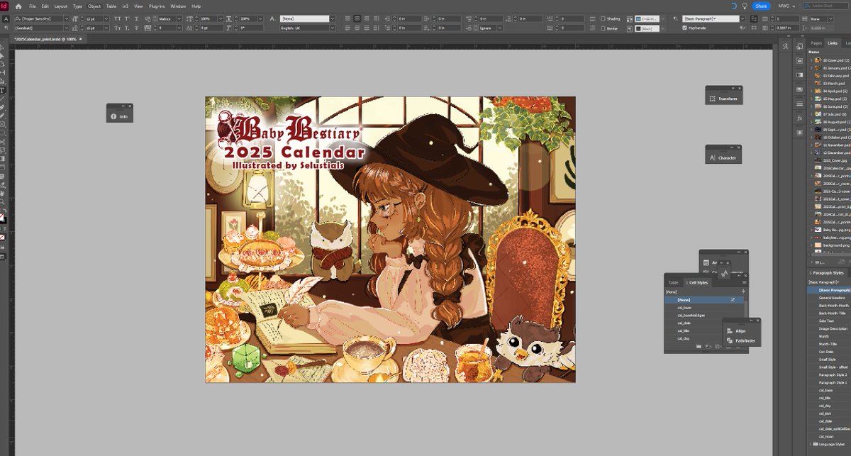 Alright! time to finish this calendar! #dnd