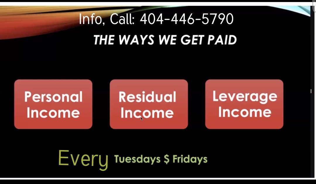 This Is Good News.

That Is Why Our Companies Partner With Us. They Say, "You Have A Relationship With Your Mom, Your Friends, And People You Meet. We Would Like You To Mention Us To These People Because They Will Listen To You."

And That Is Why We Get Paid.
#DreamBuilders