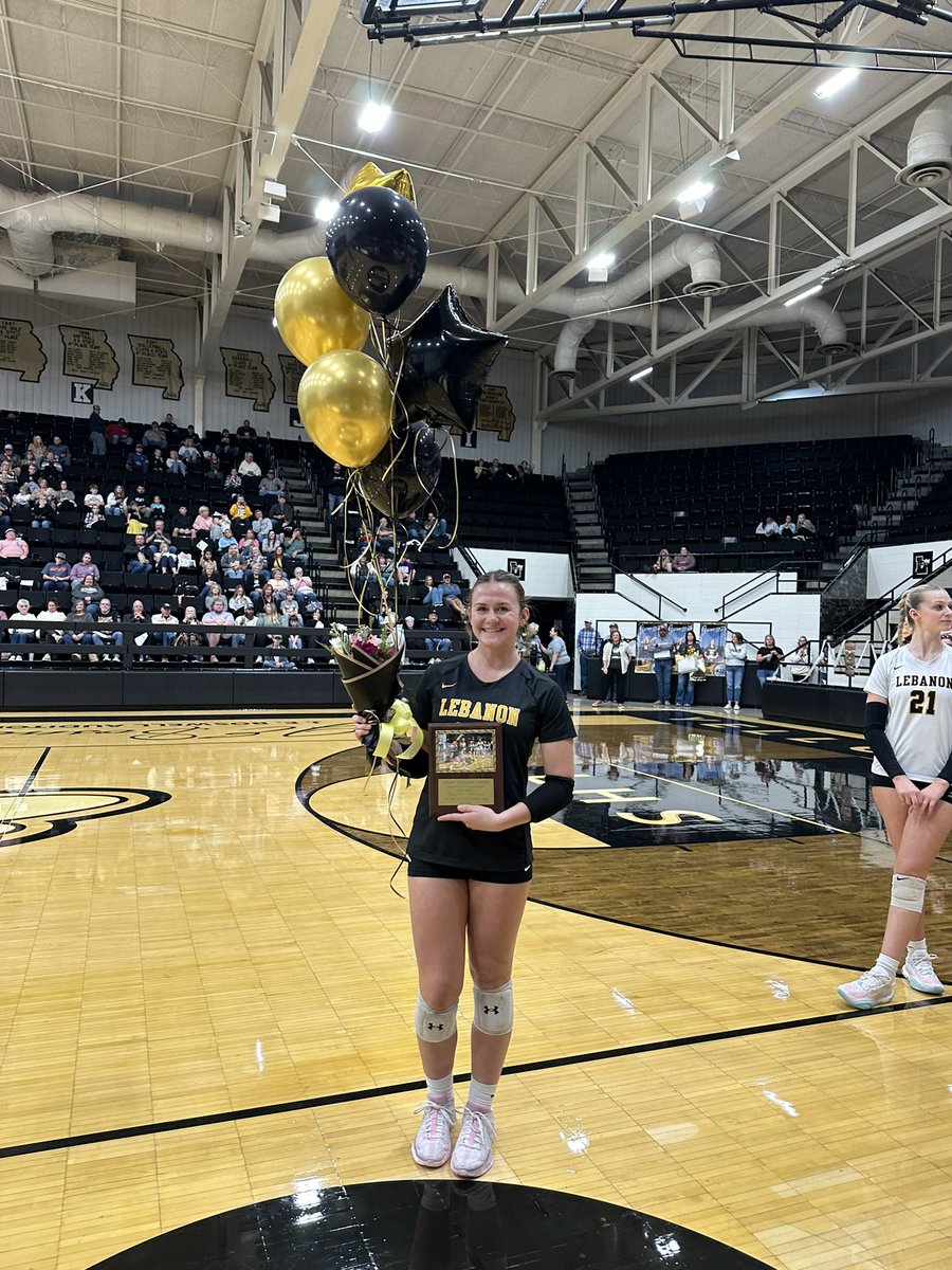 Congratulations to Senior Libero Saylor Helton for earning her 1000th Career Dig in Tuesdays match against Carthage.  Very exciting to be able to celebrate this milestone achievement with her on our home court tonight for senior night.  Congratulations <a href="/saylorh0722/">Saylor Helton</a>!