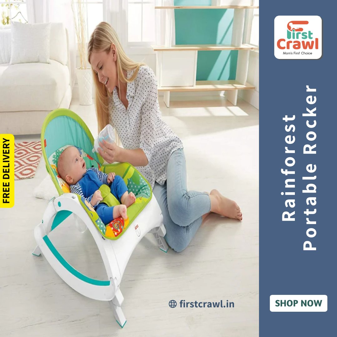 firstcrawl's tweet photo. Buy Now at https://t.co/s8MVnZnxhM and Get Instant up to 70% Discount, use coupon code "FCNC10"

Rainforest Newborn-to-Toddler Portable Rocker. (Multicolor)

#firstcrawl #rocker #babyrocker #portablerocker #rainforestbabyrocker #sale #flipkart #amazon #bbd #offers https://t.co/H4ZkVLOLBL