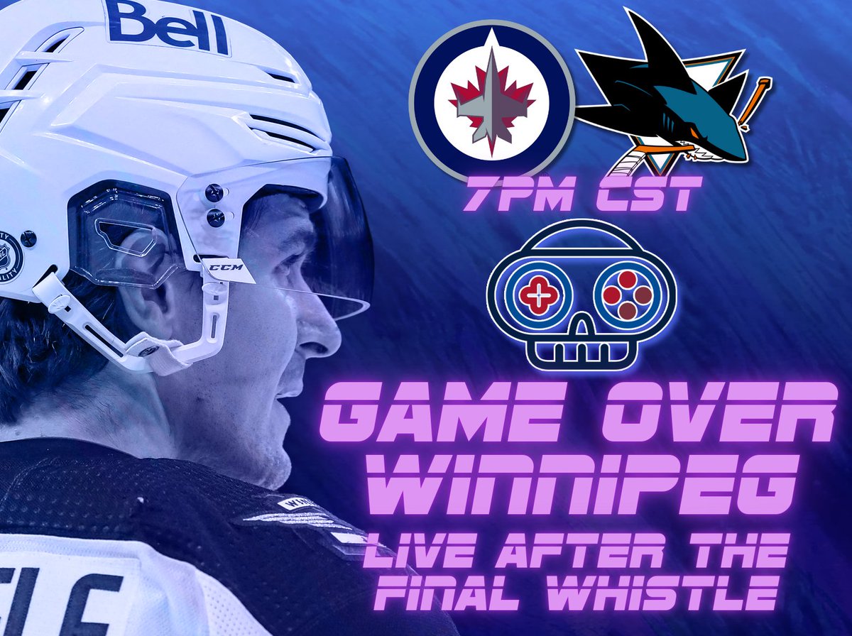GameOverNHL's tweet photo. The #gojetsgo get the spotlight tonight as the lone Canadian team in action! Will they stay undefeated? @TyDilello will have your post game breakdown on Game Over Winnipeg. https://t.co/nVXNrTpix3