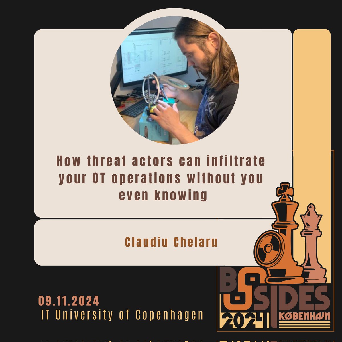 On 9. November 2024, Claudiu Chelaru explores how threat actors can infiltrate #OT operations via OSINT and #IT vulnerabilities. 

Learn about the risks and countermeasures to protect critical infrastructure. #bsides #bsideskbh #infosec
