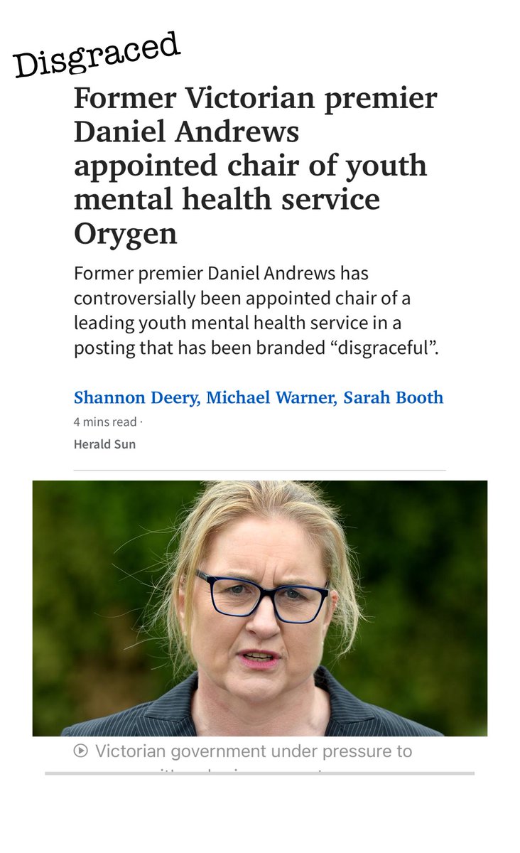 Piazza_VIC's tweet photo. 😡 This is yet another slap in the face to the people of Victoria from the Labor Party. Daniel Andrews is directly responsible for Victoria's worst youth mental-health crisis and severe human-rights violations. Enough is enough.
Complain here: https://t.co/RF24zwKzIf 

#OryGen #DanAndrews #SpringSt
