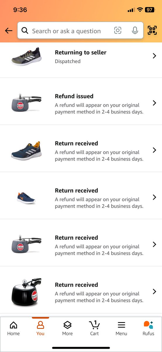 mukeshvrm66's tweet photo. I am frustrated by the service provided by the Amazon my recent 6 orders are cancelled by the delivery agent, updating wrong information saying I have refused to accept the order. I have complained this in Amazon customer care but no action taken yet.
@amazonIN @amazon https://t.co/Iy9vFRJIQT
