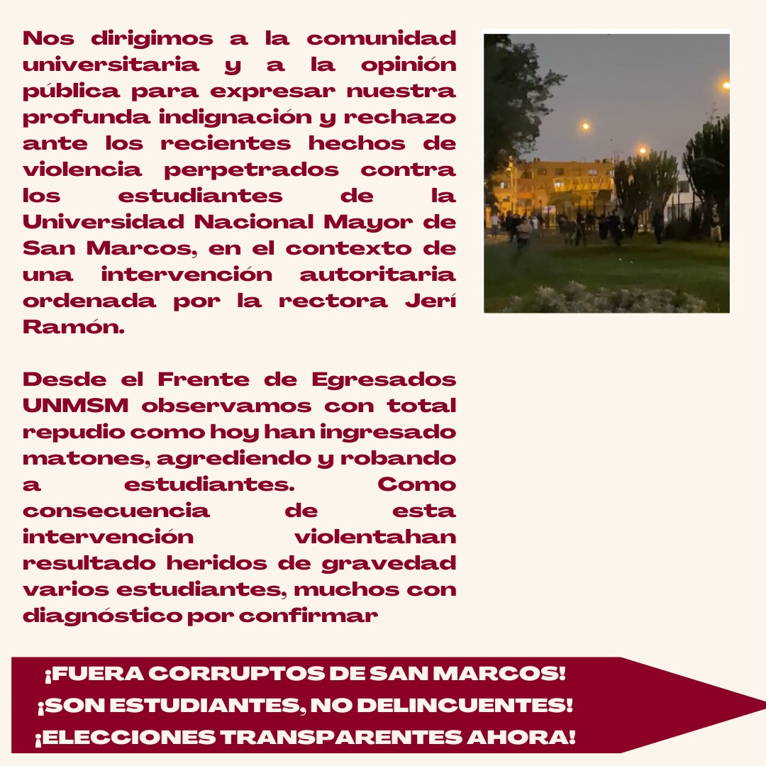 Egresados UNMSM tweet media